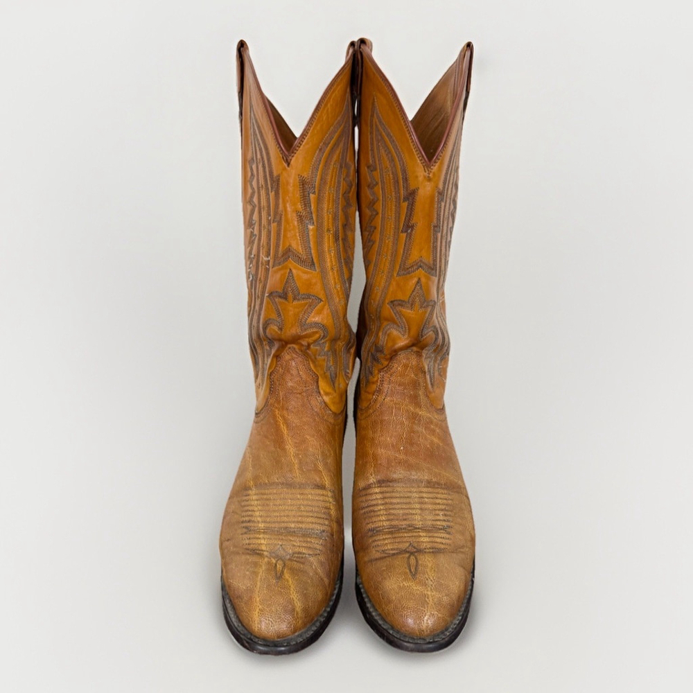 Lucchese 1883 Women's Savannah Mad Dog Goat Leather Boots Size 8.5D Luxury $645 - Picture 2 of 12